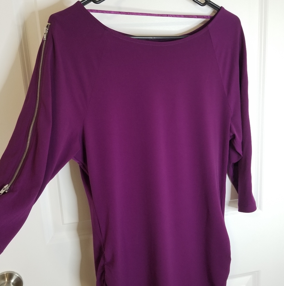 Purple 3/4 sleeve top